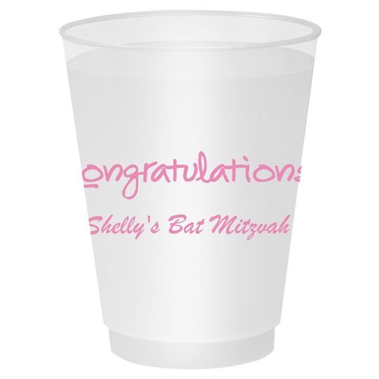 Studio Congratulations Shatterproof Cups